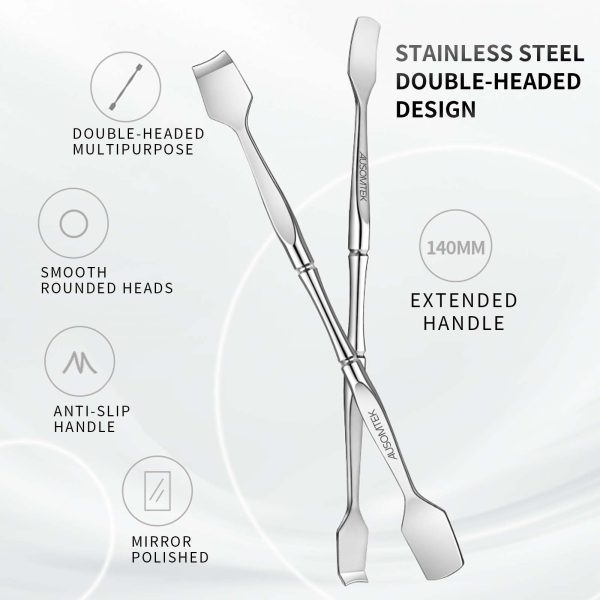 Double Headed Blackhead Spatula Cyan PU Case - Image 5